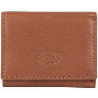 Woodland Leathers Women's Real Leather RFID Small Purse in Tan