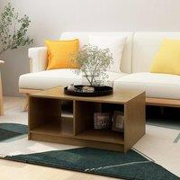 Berkfield Home Coffee Table Honey Brown 75x50x33.5 cm Solid Pinewood