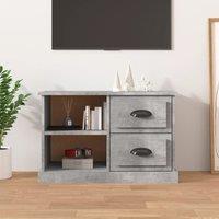 Berkfield Home TV Cabinet Concrete Grey 73x35.5x47.5 cm Engineered Wood