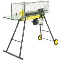 The Handy Platinum 2200W 7 Ton Electric Log Splitter with Stand in Dark Grey | Size: 1 Pack