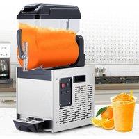 London Boutique 12L Commercial Slush Machine Slushie Maker Machine Frozen Drink Maker in Silver