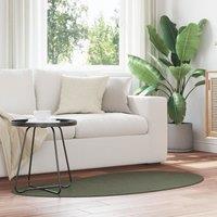 Berkfield Home Area Rug Forest Green 80x150 cm Polyester Non-Slip | Size: Medium