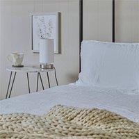 FORGEVIO Chrome Bedside Touch Table Lamp 24cmWhite no bulb in White