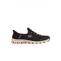 Skechers Women's Glide-Step Vibey Slip-Ins Trainers - Black | Size: 8