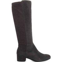 Dune London Women's Wide Fit 'Tayla' Suede Knee High Boots in Grey | Size: 5