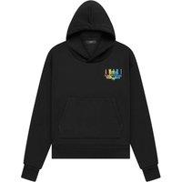 Amiri Men's Xo Beverly Hills Long Sleeve Hooded Hoodie in Black | Size: Small