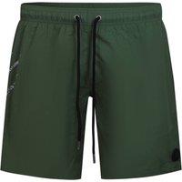 Plein Sport Men's Swimming Shorts in Green | Size: Medium