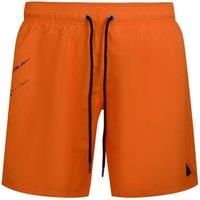 Plein Sport Men's Swimming Shorts in Orange | Size: 2XL