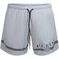 Philipp Plein Men's Board Shorts in White | Size: Medium