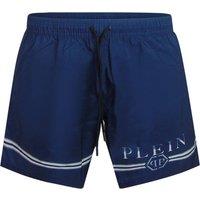 Philipp Plein Men's Board Shorts in Navy | Size: Small