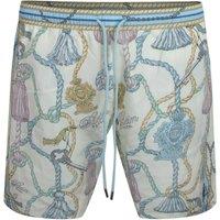 Philipp Plein Men's Swimming Shorts in White | Size: Small