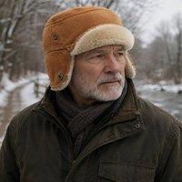 SNUGRUGS Men's Genuine Full Sheepskin Aviator Trapper Hat in Tan | Size: XL