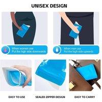 FLAVORA 12Pcs Disposable Urinal Wee Pee Urine Bags Camping in Blue