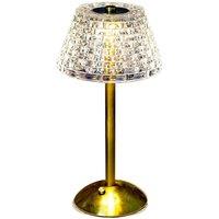 FLAVORA Modern LED Table Lamp USB Rechargeable in Gold