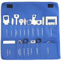 FLAVORA 38Pcs Car Radio Stereo Audio Head Unit Key Removal in Blue | Size: 10000mm x 520mm