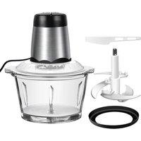 PAWNORA 2L Electric Food Chopper Processor Blender Meat Fruit Vegetable in Clear | Size: 100 cm x 100 cm