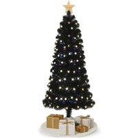 Home Republic Artificial Christmas Tree with Warm LED Lights in Emerald | Size: 90 cm x 15 cm
