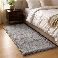 Marlow Sofa Cover Corduroy 70 x 180cm Non Slip Machine Washable in Light Grey | Size: Large