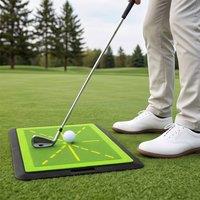 Centra Golf Mat Swing Path Feedback Anti Slip Rubber Indoor Practice Green