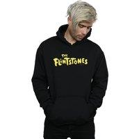 The Flintstones Men's Original Logo Hoodie in Black | Size: 5XL