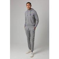 Santa Barbara Polo & Racquet Club Men's 2 Pack Cotton Rich Zip Hoodie & Joggers in Grey | Size: Large