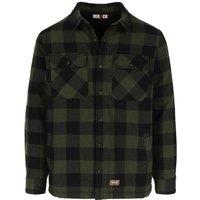 Herock Men's Flannel Shirt in Green | Size: 3XL