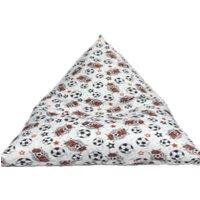Kaikoo White goal print triangle
