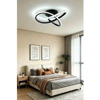 Living and Home Modern LED Ceiling Light in Black
