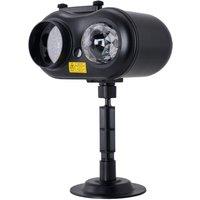 Living and Home 16W 10-LED Projector Light in Black