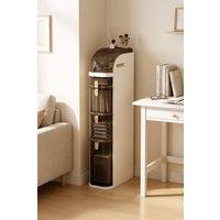 Garden Sanctuary Plastic Tall Narrow Storage Cabinet in White
