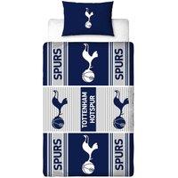 Tottenham Hotspur FC Crest Reversible Duvet Set in Navy | Size: Double