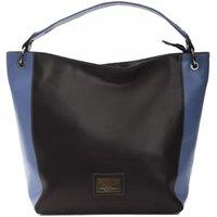 Pompei Donatella Women's Leather Shoulder Bag Model Po5831 in Dark Grey