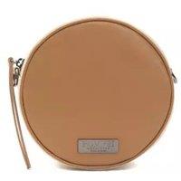 Pompei Donatella Women's Round Leather Crossbody Model Po5835 in Nude