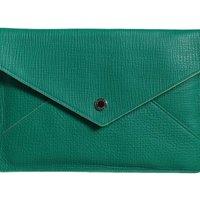 Dolce & Gabbana Women's Envelope Clutch Leather Green