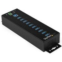 StarTech.com 10-port Usb 3.0 Hub With Power Adapter in Black