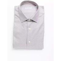 Robert Friedman Men's Beige Cotton Shirt | Size: Large
