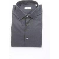 Robert Friedman Men's Black Cotton Shirt | Size: Large