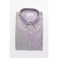 Robert Friedman Men's Beige Cotton Shirt | Size: Medium
