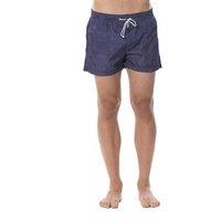 Roberto Cavalli Sport Men's Blue Polyester Swim Trunk | Size: 52
