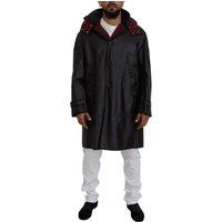 Dolce & Gabbana Men's Black Trench Hooded Parka Cotton Jacket | Size: Medium