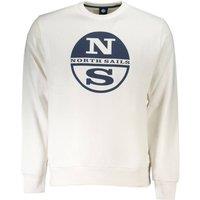 North Sails Men's Crew Neck Sweatshirt Ns2302 in Ivory | Size: XL