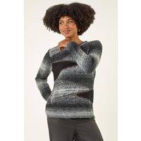Roman Women's Colour Block Knit Jumper | Size: 14
