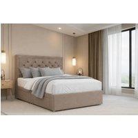 Nexus Mattresses Ltd Tuscany Plush Sprung Divan Set, No Drawers 54 Headboard in Bronze | Size: Double