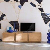 sweeek TV stand 3 doors 180cm wood decor in Beige