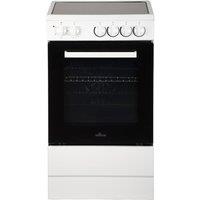 Willow White 50cm Single Cavity Electric Cooker with Ceramic Hobs