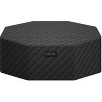 Wave Spas Wave Como Octagonal Thermal Hot Tub Cover, Energy-Saving Insulated in Black