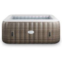Wave Spas Wave Pacific 6-Person Inflatable Hot Tub with Integrated Heater in Brown