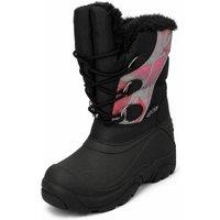 Spot On Girl's Children's Padded Winter Snow Boots in True Black | Size: Infant 10