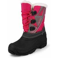 Spot On Girl's Children's Padded Winter Snow Boots in Dark Pink | Size: Infant 13