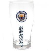Manchester City FC Tulip Pint Glass in Clear